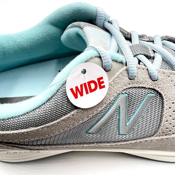 9.5D 9.5 WIDE WIDTH New Balance 877 Gray Light Blue Sneakers‎ Shoes - Picture 12 of 12